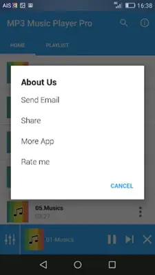 MP3 Music Player Pro android App screenshot 0