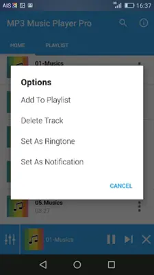 MP3 Music Player Pro android App screenshot 1