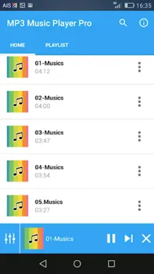 MP3 Music Player Pro android App screenshot 3